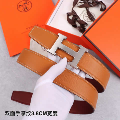 Fake hermes cowskin leather luxury strap male belts for men new fashion classice men belt high quality 03