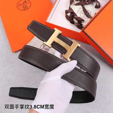 Fake hermes cowskin leather luxury strap male belts for men new fashion classice men belt high quality 05