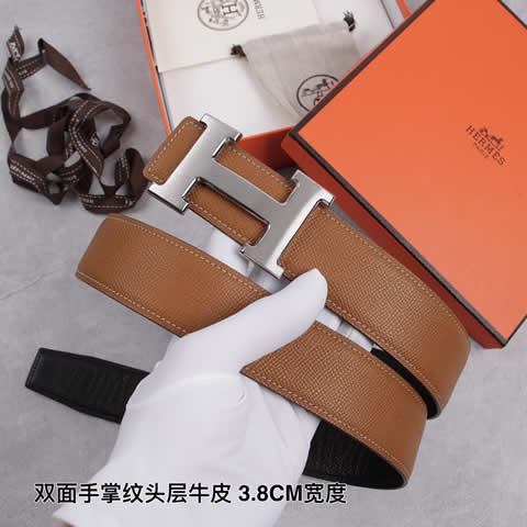 Fake hermes cowskin leather luxury strap male belts for men new fashion classice men belt high quality 12