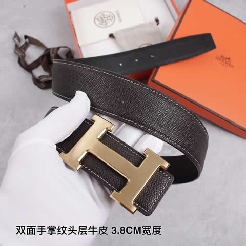 Fake hermes cowskin leather luxury strap male belts for men new fashion classice men belt high quality 17