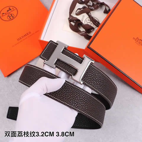 Fake hermes cowskin leather luxury strap male belts for men new fashion classice men belt high quality 24
