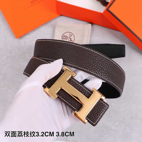 Fake hermes cowskin leather luxury strap male belts for men new fashion classice men belt high quality 25