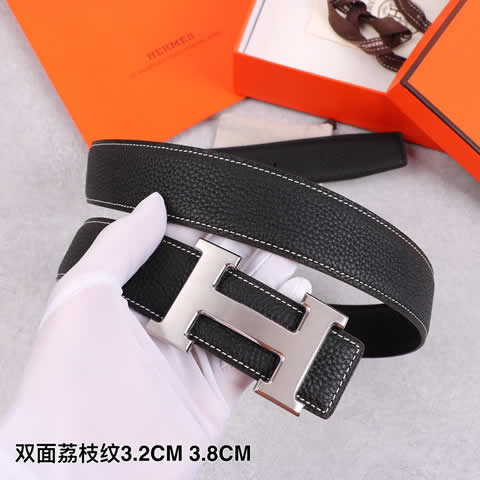 Fake hermes cowskin leather luxury strap male belts for men new fashion classice men belt high quality 28