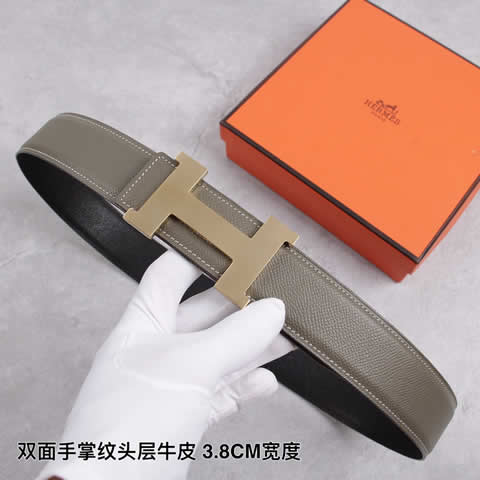 Fake hermes cowskin leather luxury strap male belts for men new fashion classice men belt high quality 30
