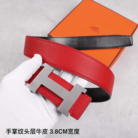 Fake hermes cowskin leather luxury strap male belts for men new fashion classice men belt high quality 48