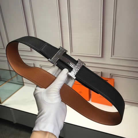 Fake hermes cowskin leather luxury strap male belts for men new fashion classice men belt high quality 49