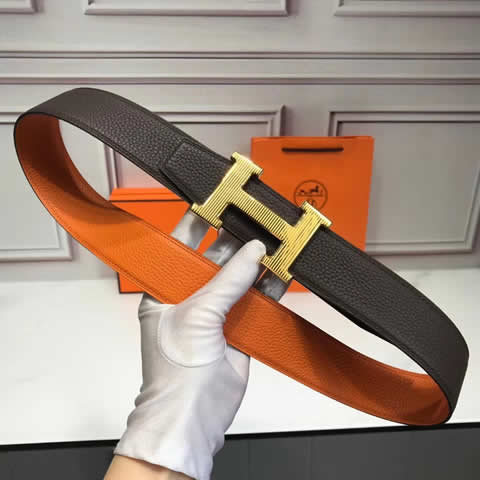Fake hermes cowskin leather luxury strap male belts for men new fashion classice men belt high quality 56