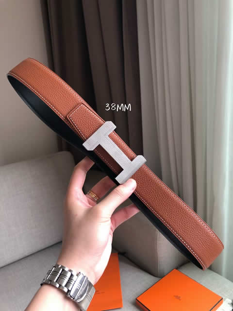 Fake hermes cowskin leather luxury strap male belts for men new fashion classice men belt high quality 62