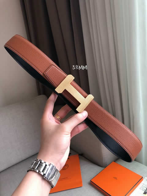 Fake hermes cowskin leather luxury strap male belts for men new fashion classice men belt high quality 63
