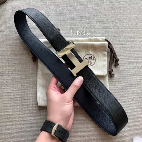 Fake hermes cowskin leather luxury strap male belts for men new fashion classice men belt high quality 86