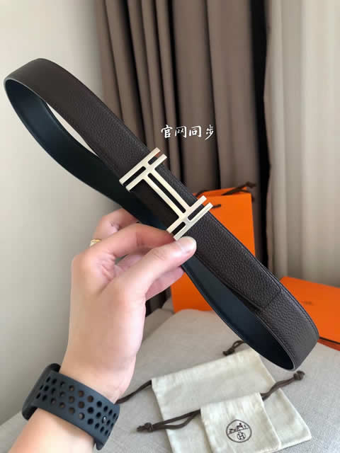Replica Hermes New Style Genuine leather Women Belt Fashion High Quality Luxury Cowhide Casual Business 80