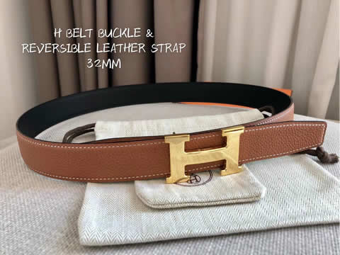 Replica Hermes New Style Genuine leather Women Belt Fashion High Quality Luxury Cowhide Casual Business 103