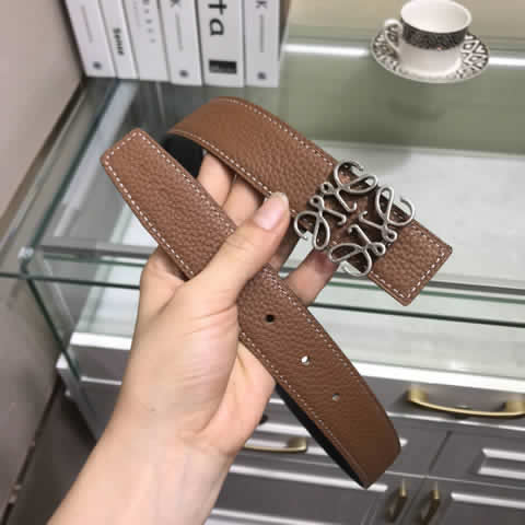Fake Loewe Female Buckle Ladies Belts Strap Students Belts For Women Leather Belts For Women luxury Designer Brand Belt 05