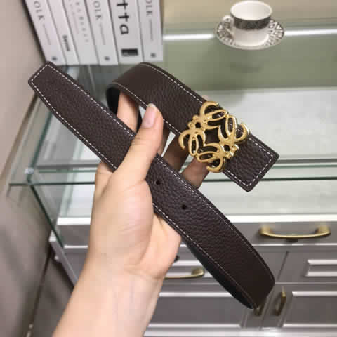 Fake Loewe Female Buckle Ladies Belts Strap Students Belts For Women Leather Belts For Women luxury Designer Brand Belt 14