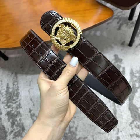 Replica Versace Fashion Top Quality Belts For Men Genuine Leather Belt Men Luxury Designer Strap Male Metal Belt 18