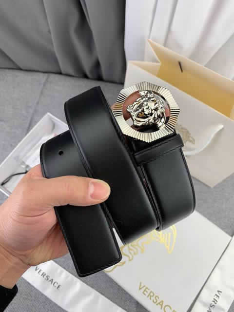 Replica Versace Fashion Top Quality Belts For Men Genuine Leather Belt Men Luxury Designer Strap Male Metal Belt 50