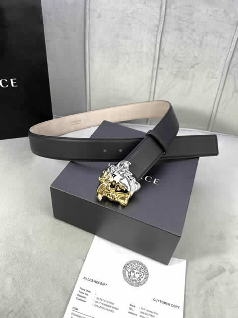 Replica Versace Fashion Top Quality Belts For Men Genuine Leather Belt Men Luxury Designer Strap Male Metal Belt 59