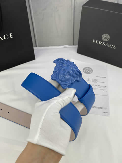 Replica Versace Fashion Top Quality Belts For Men Genuine Leather Belt Men Luxury Designer Strap Male Metal Belt 84