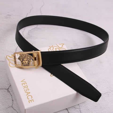 Replica Versace Fashion Top Quality Belts For Men Genuine Leather Belt Men Luxury Designer Strap Male Metal Belt 86