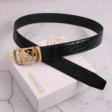 Replica Versace Fashion Top Quality Belts For Men Genuine Leather Belt Men Luxury Designer Strap Male Metal Belt 87