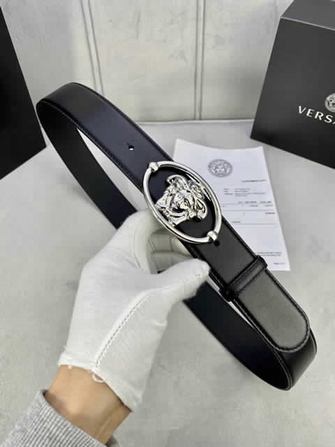 Replica Versace Fashion Top Quality Belts For Men Genuine Leather Belt Men Luxury Designer Strap Male Metal Belt 94