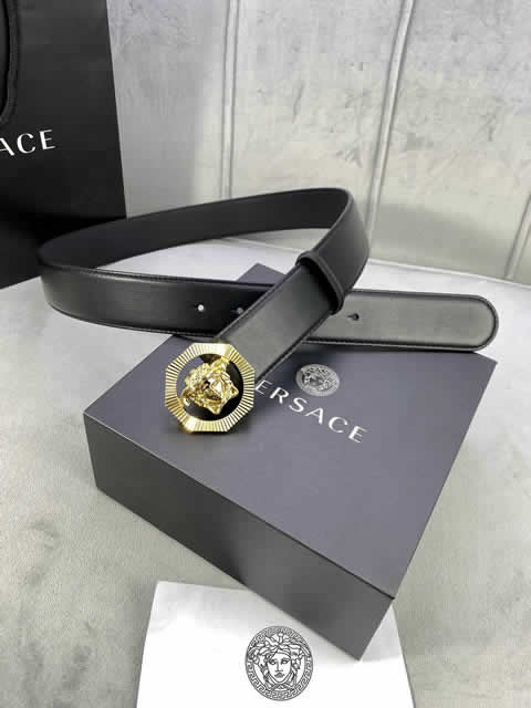Replica Versace Fashion Top Quality Belts For Men Genuine Leather Belt Men Luxury Designer Strap Male Metal Belt 97