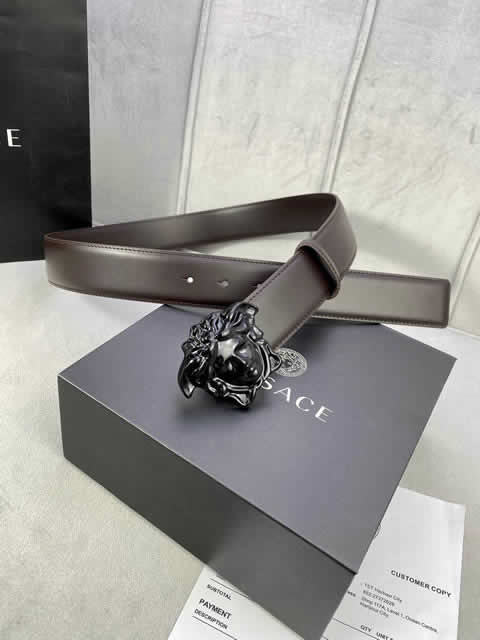 Replica Versace Fashion Top Quality Belts For Men Genuine Leather Belt Men Luxury Designer Strap Male Metal Belt 99