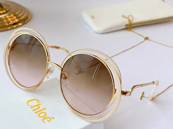 Chloe Sunglasses Women Fashion Brand Designer Sun Glasses For Female Shades UV400 Model Ce155