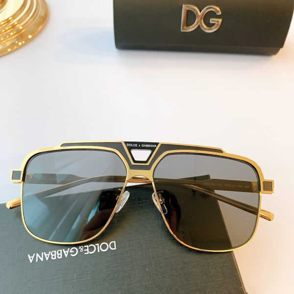 Dolce & Gabbana luxury Classic Pilot Style Polarized Sunglasses Men Driving Brand Design Sun Glasses Model DG2256