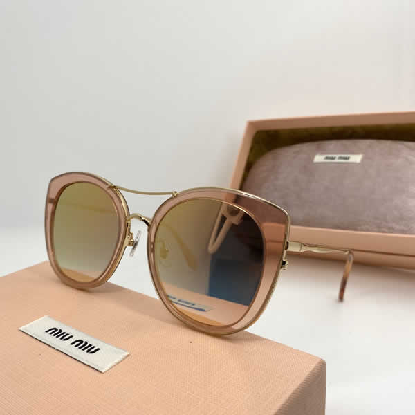 Miu Miu Luxury Brand Sunglasses Women Fashion Lady Summer Style Sun glasses Female Famous Model SMU068