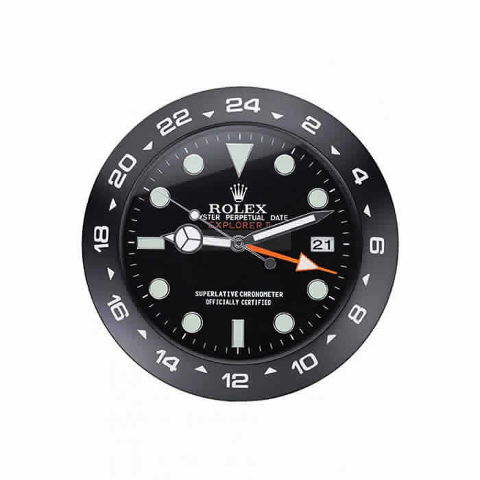 Rolex Explorer II Wall Clock Black  622477