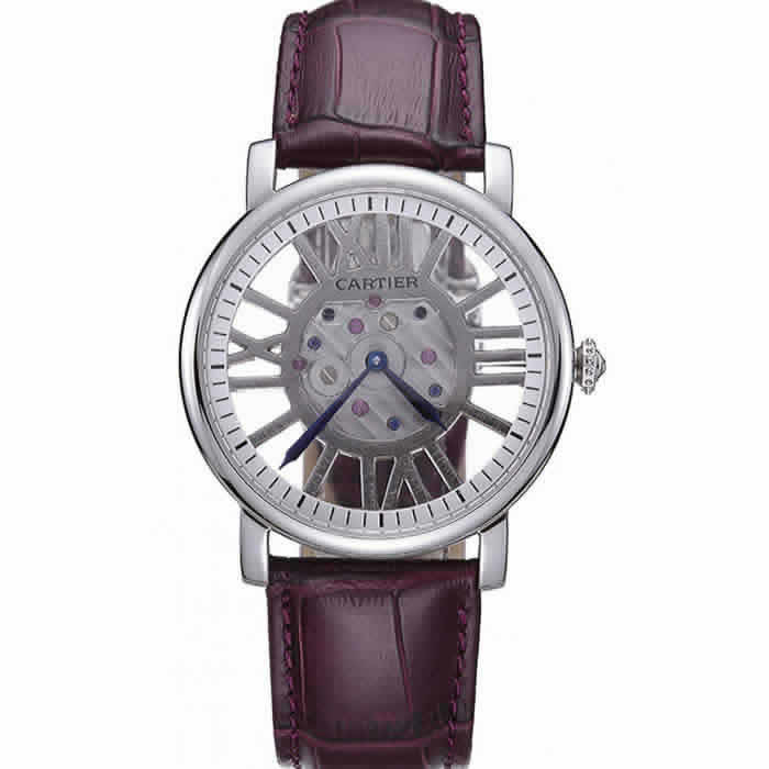 Cartier Rotonde Skeleton Flying Tourbillon Purple 621971