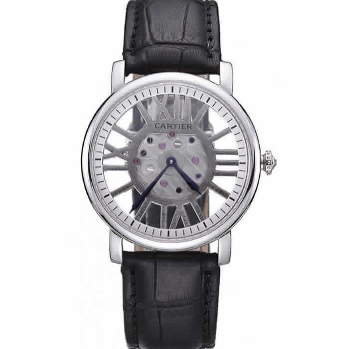 Cartier Rotonde Skeleton Flying Tourbillon Black 621972