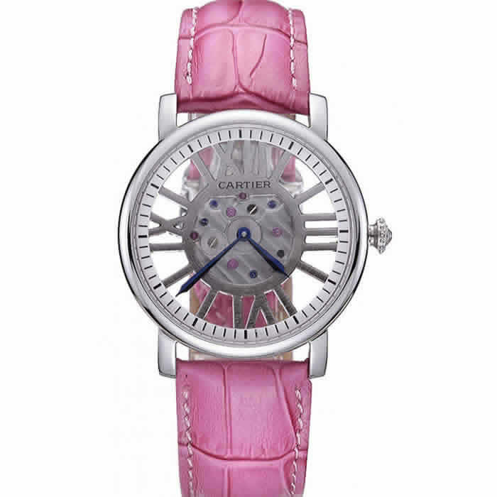 Cartier Rotonde Skeleton Flying Tourbillon Pink 621973