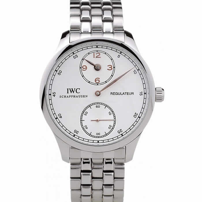 IWC Regulateur White Dial Stainless Steel Bracelet