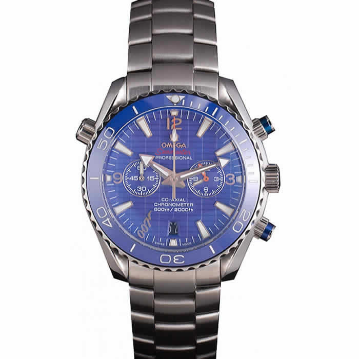 Omega James Bond Skyfall Chronometer Watch with Blue Dial and Blue Bezel om226 621378