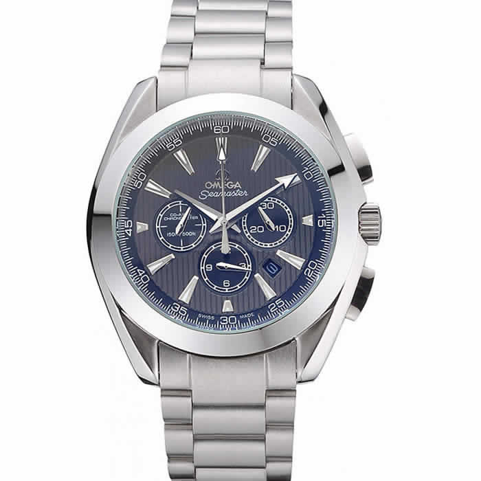 Omega Seamaster Aqua Terra Chronograph Teak-Grey Dial Stainless Steel Bracelet   622527