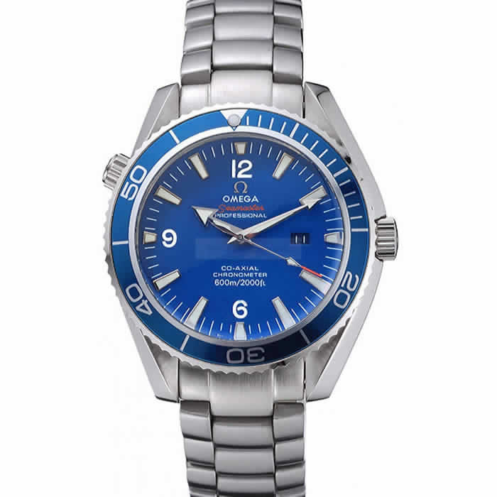 Omega Seamaster Planet Ocean Blue Dial Stainless Steel Bracelet  622537