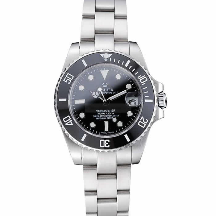 Rolex Submariner Date Black Dial Stainless Steel Bracelet 1454153