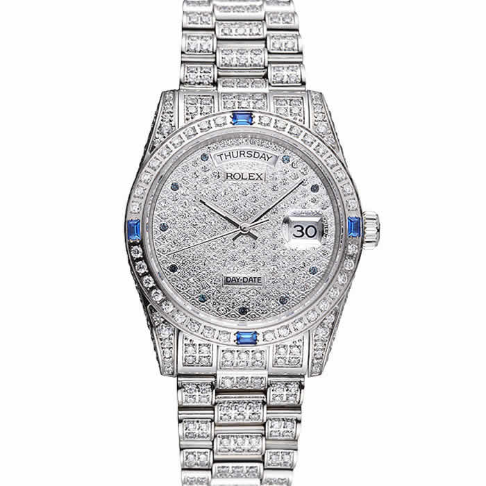 Swiss Rolex Day-Date Diamonds-srl183  621613